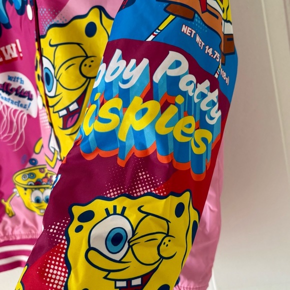 SpongeBob SquarePants Pink and Blue Jacket - Picture 4 of 9